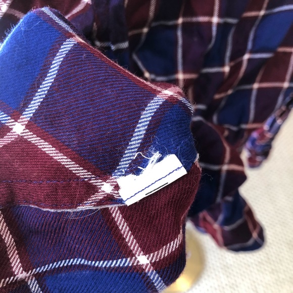 Lucky Brand button down flannel top - Picture 9 of 9